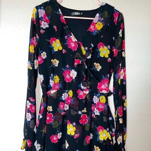 Black Floral Dress